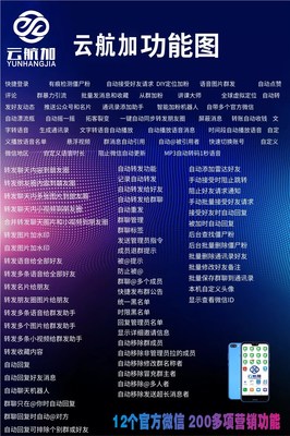 營銷手機 頂級配置12個官方微信 200多項營銷功能